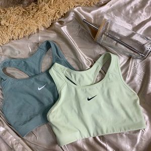 Pair (2) Nike Racerback Sports Bras Womens S